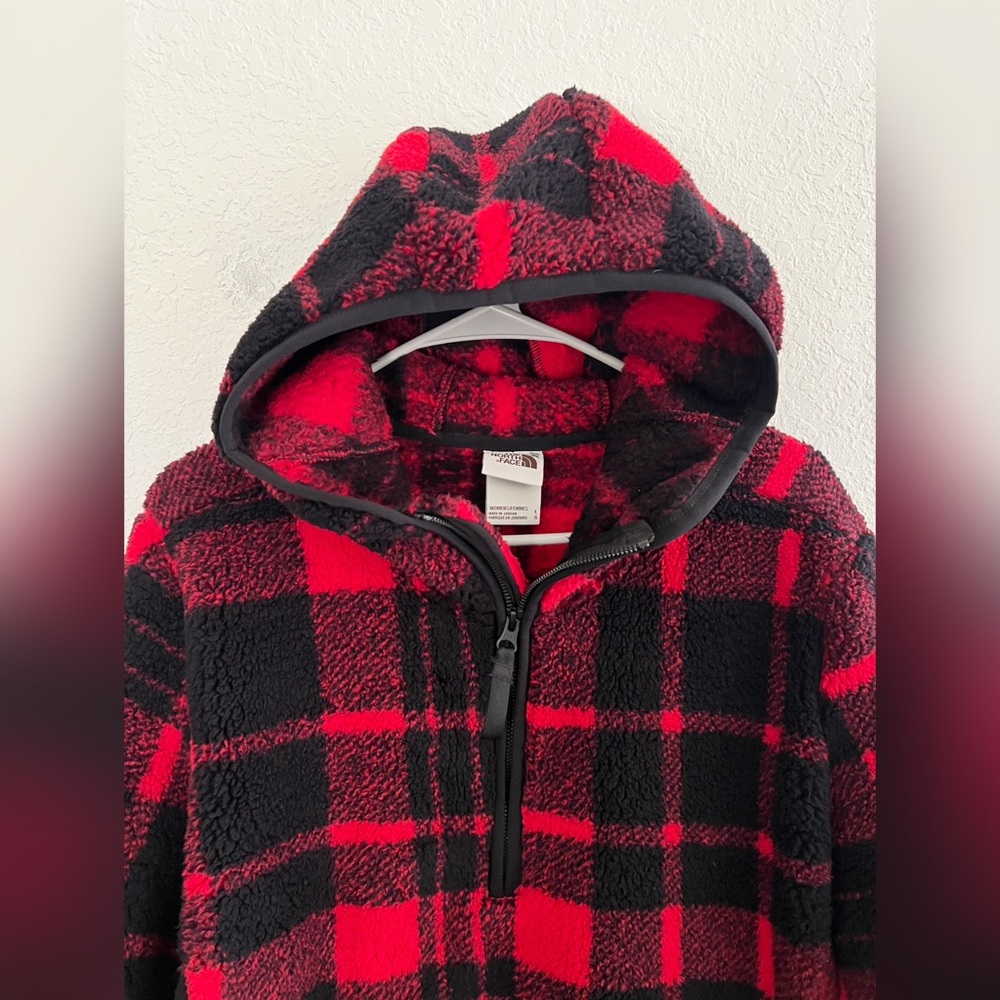 The North Face Women’s 2.0 Campshire Sherpa Pullover Hoodie 1/4 Zip - L - Picture 5 of 15